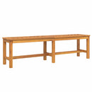 vidaXL Kert étkező szett 3 pcs Barna tömör akácfa