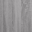 vidaXL 3 részes szürke sonoma színű szerelt fa fürdőszobai bútorszett