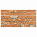 vidaXL Fali panelek 10 pcs Tégla 100 x 50 cm EPS Hab