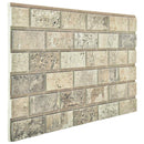 vidaXL Fali panelek 10 pcs Homokszín 100 x 50 cm EPS Hab