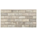 vidaXL Fali panelek 10 pcs Homokszín 100 x 50 cm EPS Hab