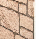 vidaXL Fali panelek 10 pcs Bézs 100 x 50 cm EPS Hab