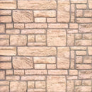 vidaXL Fali panelek 10 pcs Bézs 100 x 50 cm EPS Hab