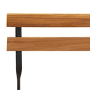 vidaXL 2 db tömör tíkfa és acél összecsukható bisztrószék