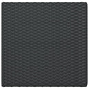 vidaXL fekete összecsukható polyrattan bisztróasztal 55 x 54 x 71 cm