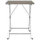 vidaXL szürke összecsukható polyrattan bisztróasztal 55 x 54 x 71 cm