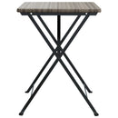 vidaXL szürke összecsukható polyrattan bisztróasztal 55 x 54 x 71 cm