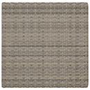 vidaXL szürke összecsukható polyrattan bisztróasztal 55 x 54 x 71 cm