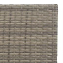 vidaXL szürke összecsukható polyrattan bisztróasztal 55 x 54 x 71 cm