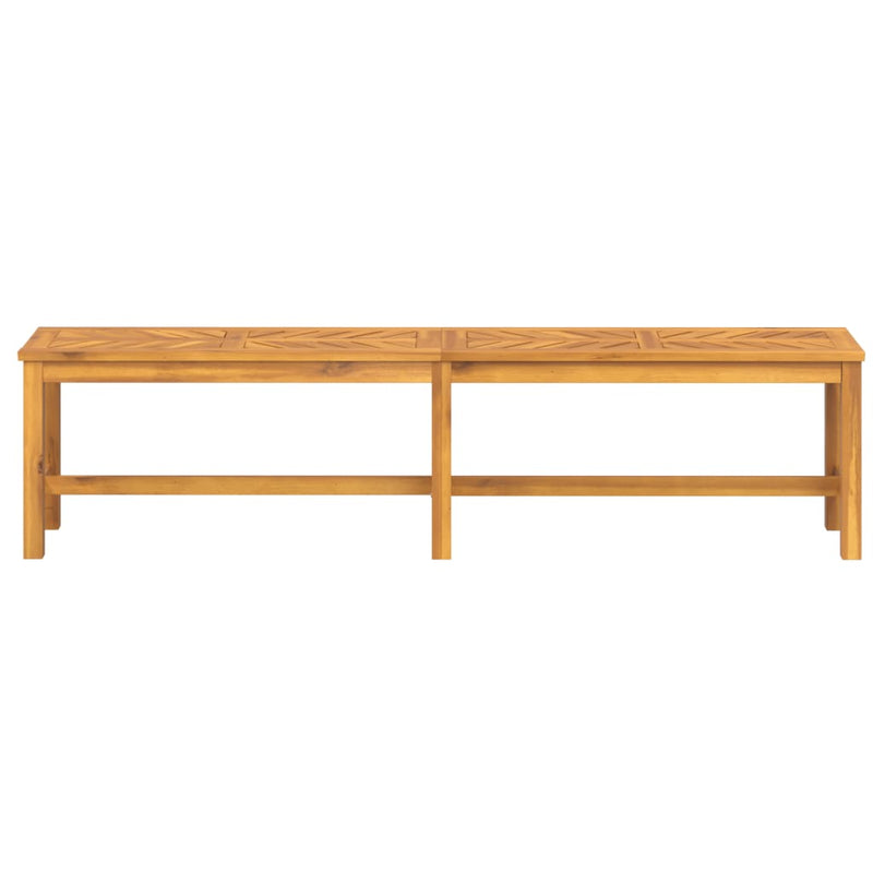 vidaXL tömör akácfa kerti pad 180 cm