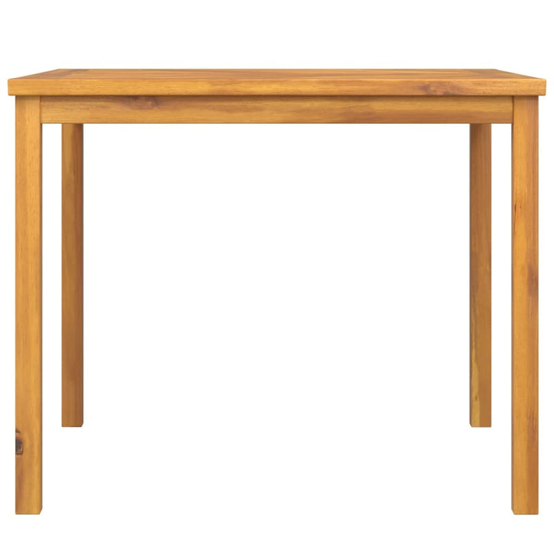 vidaXL tömör akácfa kerti étkezőasztal 90 x 90 x 74 cm