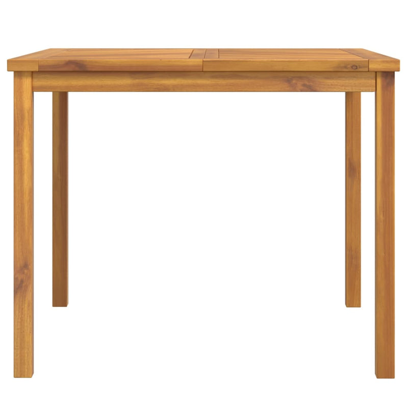 vidaXL tömör akácfa kerti étkezőasztal 90 x 90 x 74 cm