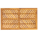 vidaXL tömör akácfa kerti étkezőasztal 150 x 90 x 74 cm