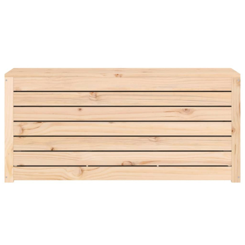 vidaXL tömör fenyőfa kerti láda 101 x 50,5 x 46,5 cm