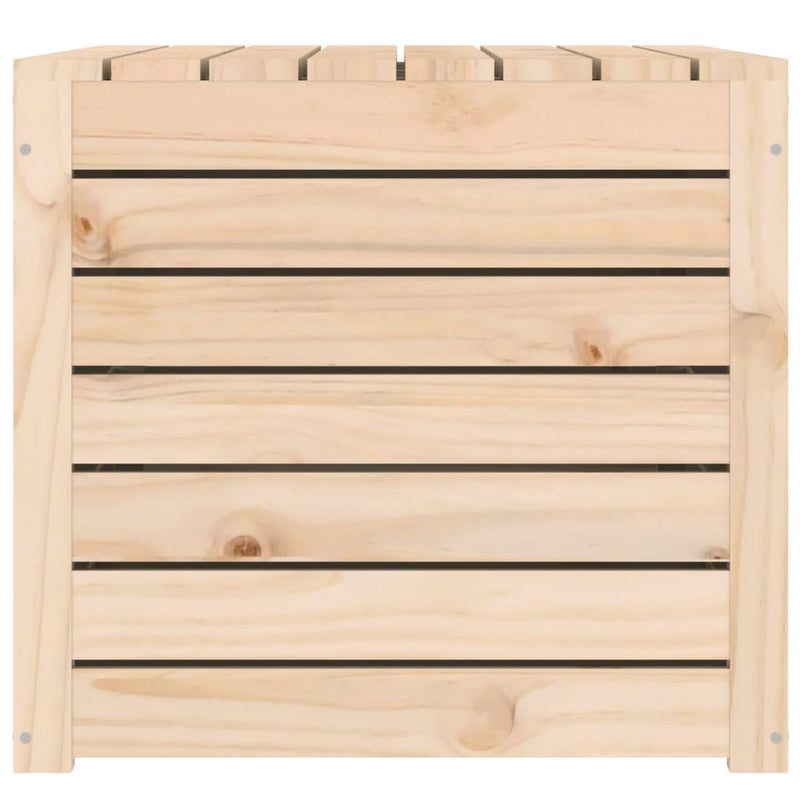 vidaXL tömör fenyőfa kerti láda 101 x 50,5 x 46,5 cm