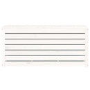 vidaXL fehér tömör fenyőfa kerti láda 101 x 50,5 x 46,5 cm