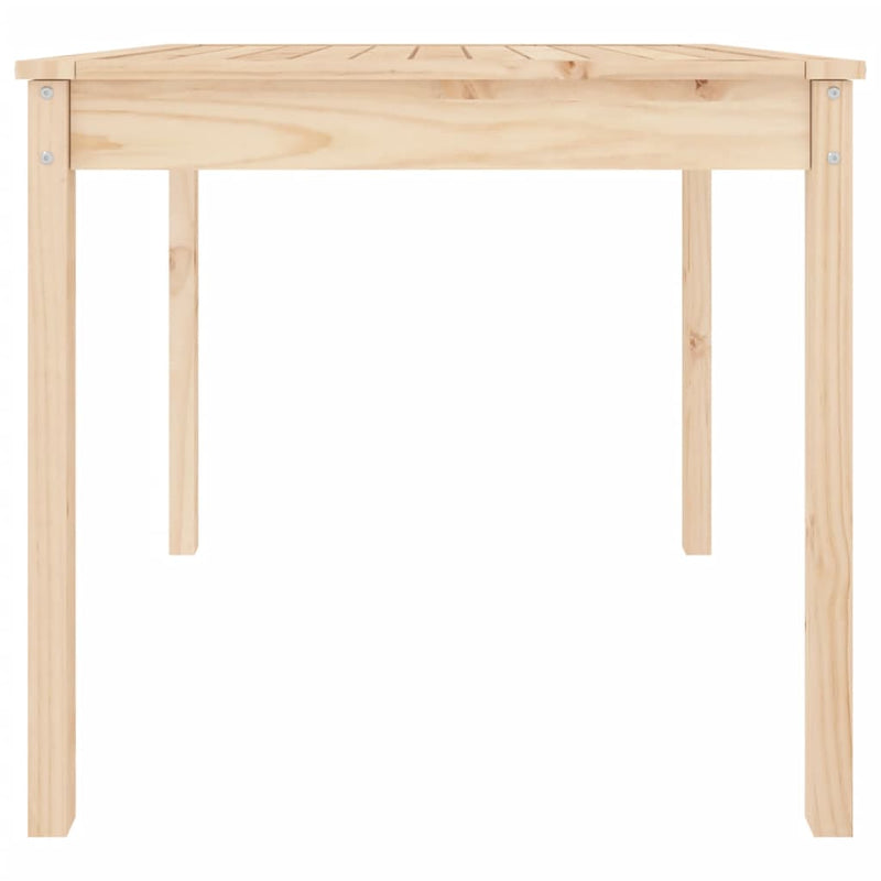 vidaXL tömör fenyőfa kerti asztal 82,5 x 82,5 x 76 cm