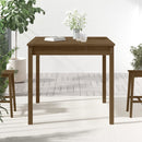 vidaXL mézbarna tömör fenyőfa kerti asztal 82,5 x 82,5 x 76 cm