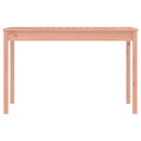vidaXL tömör duglászfenyő kerti asztal 121 x 82,5 x 76 cm