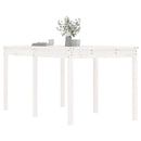 vidaXL fehér tömör fenyőfa kerti asztal 159,5 x 82,5 x 76 cm