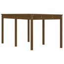 vidaXL mézbarna tömör fenyőfa kerti asztal 159,5 x 82,5 x 76 cm