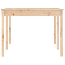 vidaXL tömör fenyőfa kerti asztal 203,5 x 100 x 76 cm