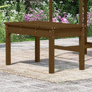 vidaXL mézbarna tömör fenyőfa kerti pad 80 x 44 x 45 cm