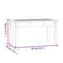vidaXL mézbarna tömör fenyőfa kerti pad 80 x 44 x 45 cm