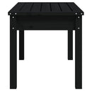 vidaXL fekete tömör fenyőfa kerti pad 80x44x45 cm