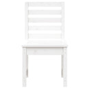 vidaXL 2 db fehér tömör fenyőfa kerti szék 50x48x91,5 cm