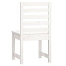 vidaXL 2 db fehér tömör fenyőfa kerti szék 50x48x91,5 cm