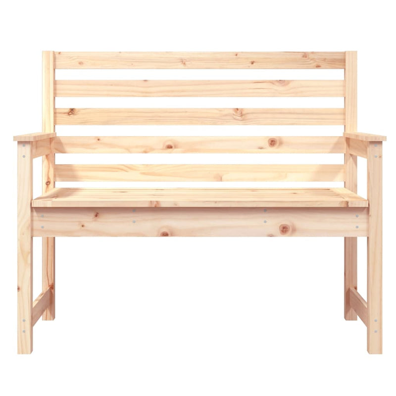 vidaXL tömör fenyőfa kerti pad 109x48x91,5 cm