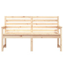 vidaXL tömör fenyőfa kerti pad 159,5x48x91,5 cm