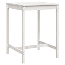 vidaXL fehér tömör fenyőfa kerti asztal 82,5x82,5x110 cm