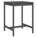 vidaXL szürke tömör fenyőfa kerti asztal 82,5x82,5x110 cm