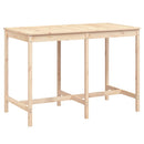 vidaXL tömör fenyőfa kerti asztal 159,5 x 82,5 x 110 cm