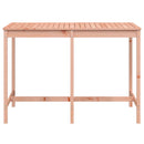 vidaXL tömör duglászfenyő kerti asztal 159,5 x 82,5 x 110 cm