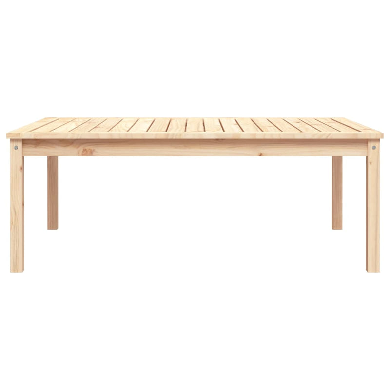 vidaXL tömör fenyőfa kerti asztal 121x82,5x45 cm