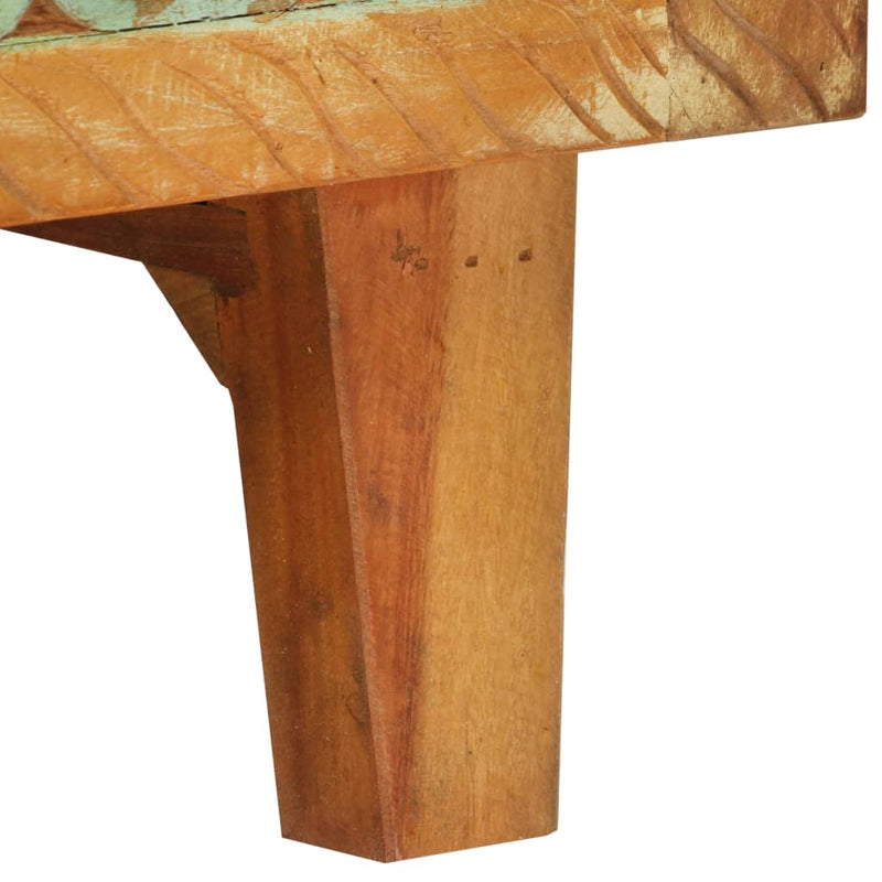 vidaXL kézzel faragott tömör újrahasznosított fa komód 55x30x75 cm