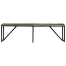 vidaXL tömör újrahasznosított fa pad 160 x 35 x 46 cm