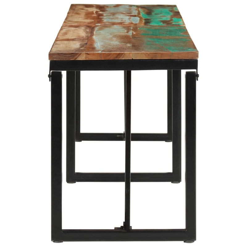 vidaXL tömör újrahasznosított fa pad 160 x 35 x 46 cm