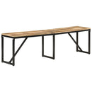 vidaXL tömör mangófa pad 160 x 35 x 46 cm