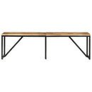 vidaXL tömör mangófa pad 160 x 35 x 46 cm