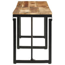 vidaXL tömör mangófa pad 160 x 35 x 46 cm