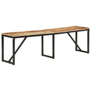 vidaXL tömör mangófa pad 160 x 35 x 46 cm