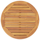 vidaXL tömör akácfa kerti bárasztal Ø60 x 105 cm