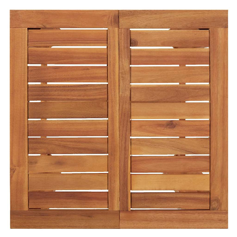 vidaXL tömör akácfa kerti bárasztal 60 x 60 x 105 cm