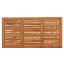 vidaXL tömör akácfa kerti bárasztal 120 x 60 x 105 cm
