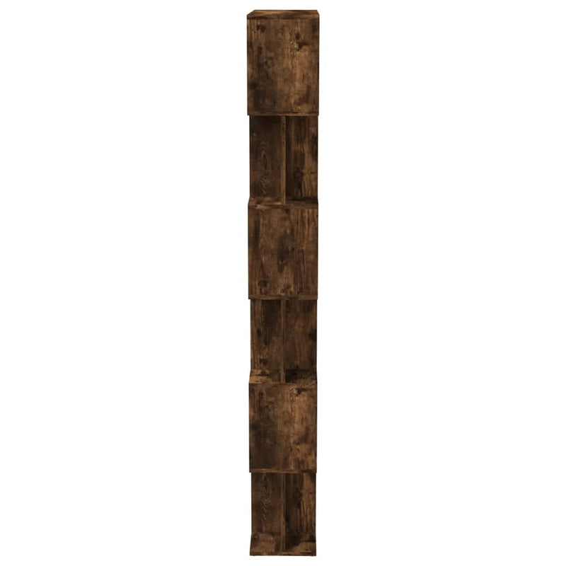 vidaXL füstös tölgy színű fa könyvszekrény/térelválasztó 80x24x192 cm