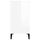 vidaXL magasfényű fehér szerelt fa tálalószekrény 60 x 35 x 70 cm